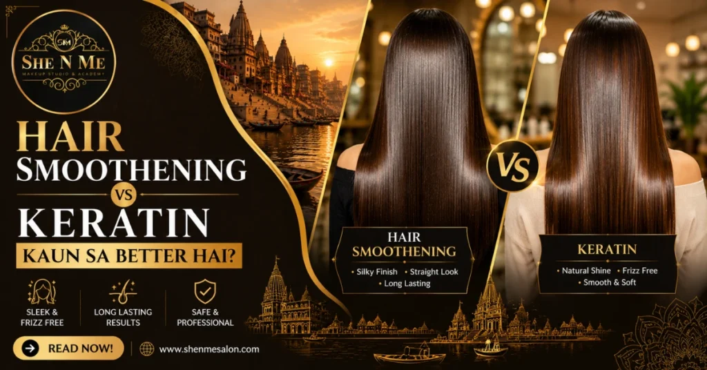 Hair Smoothening vs Keratin Comparison